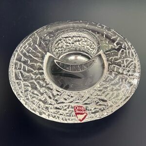 Orrefors (Sweden) Crystal Votive Candle Holder